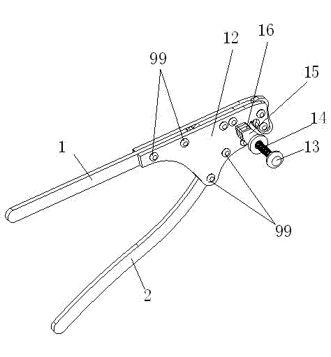 Self-feeding line buckle clamp