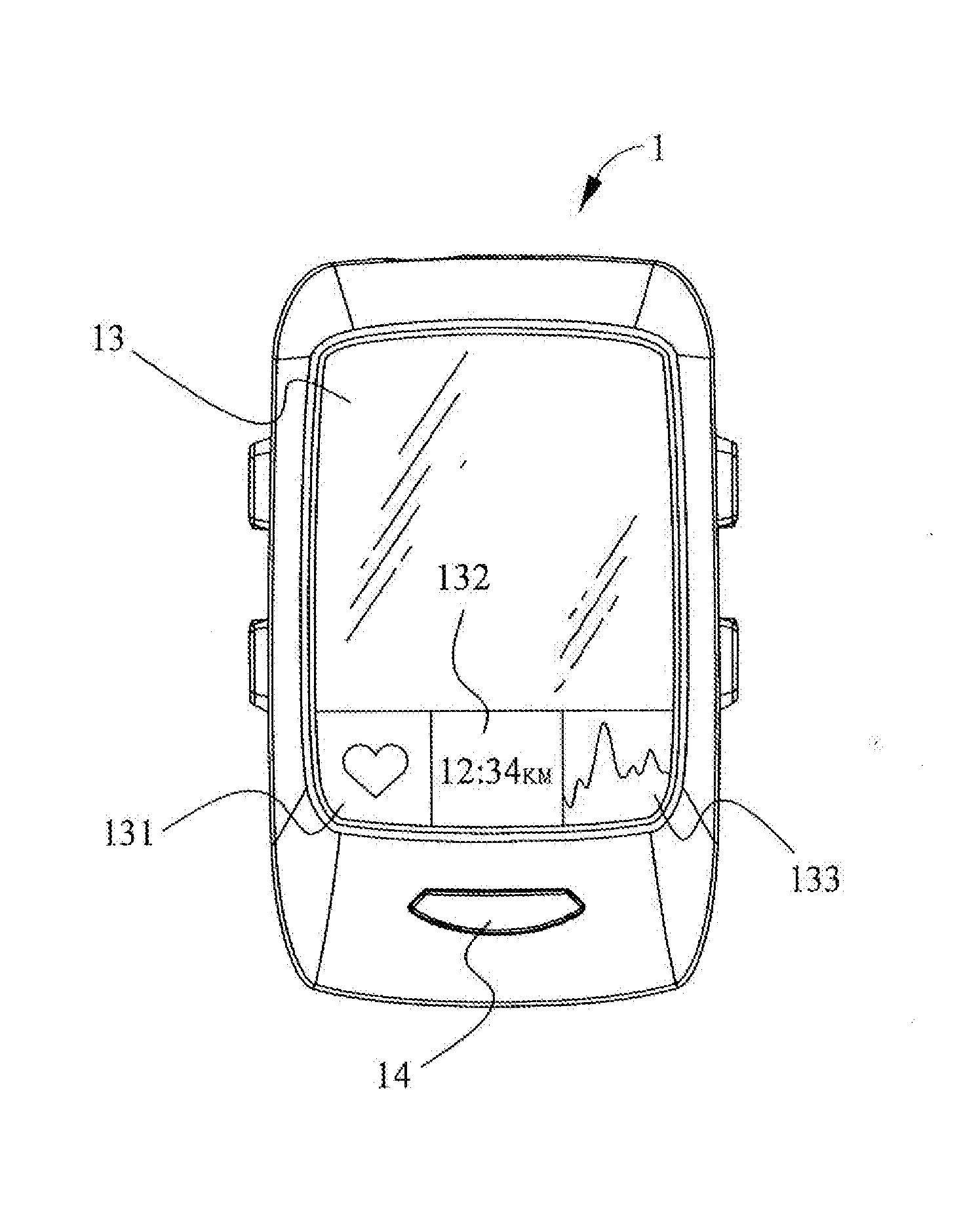 Cycling computer with image processing device