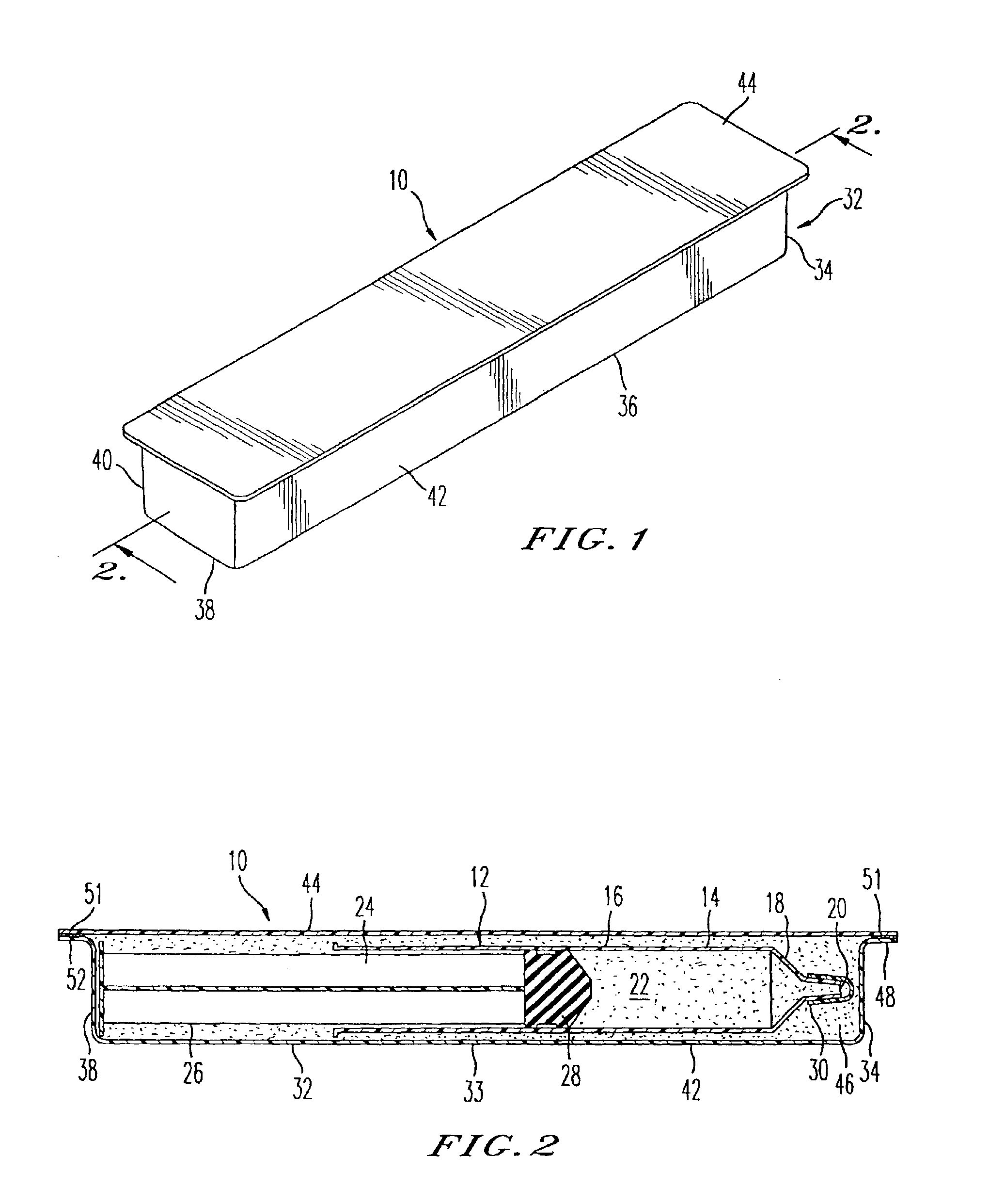 Pre-filled package containing unit dose of medical gas and method of making the same