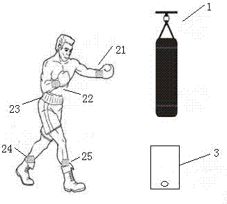 Intelligent boxing training system and method