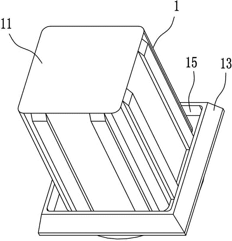 Square-tube inserting fitting, protecting window provided with same and manufacturing method thereof