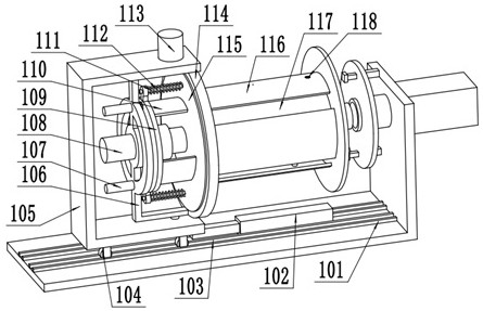 Steel rope winding device convenient to disassemble and assemble