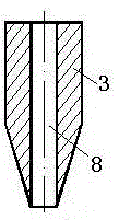 A controllable nanofluid droplet spray cutting method and device