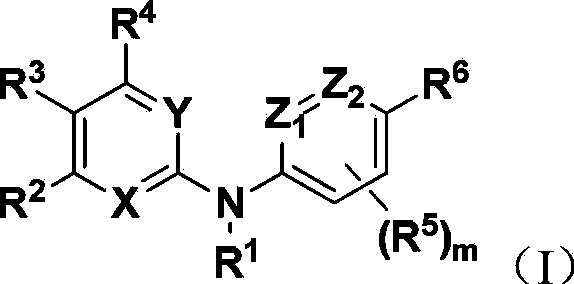 Pyrimidinamine and pyridinamine Hedgehog signal conduction inhibitors