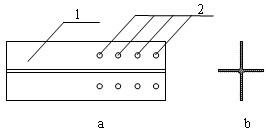 Method for realizing butt joint of steel pipes by aid of axial cross plug board and butt joint part
