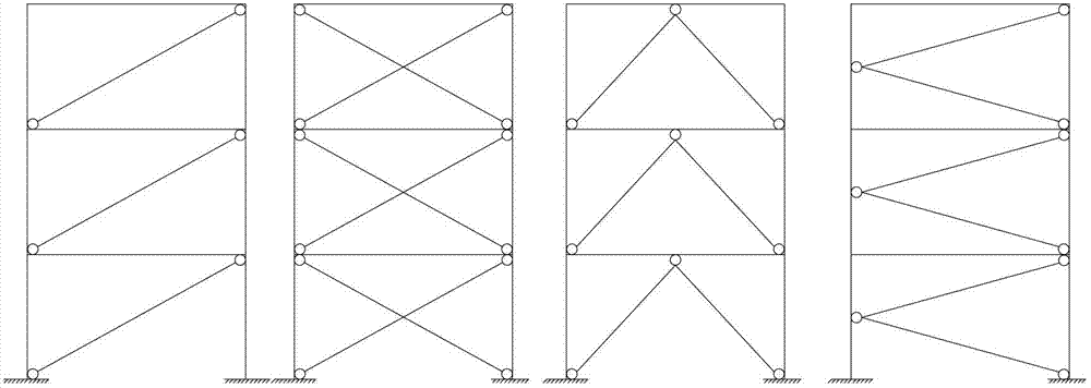 Steel truss support capable of opening windows and steel truss cylinder structure with this support