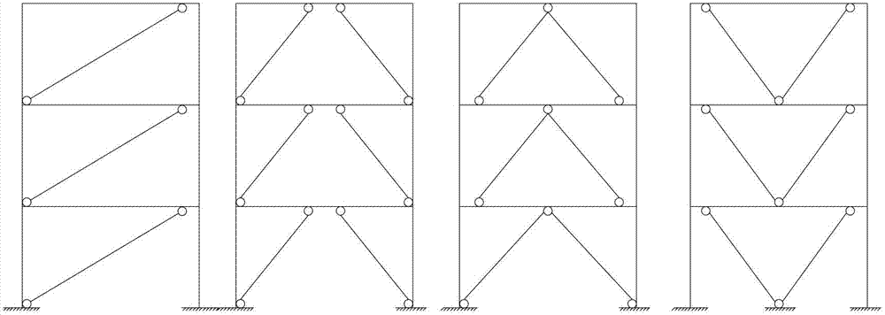 Steel truss support capable of opening windows and steel truss cylinder structure with this support