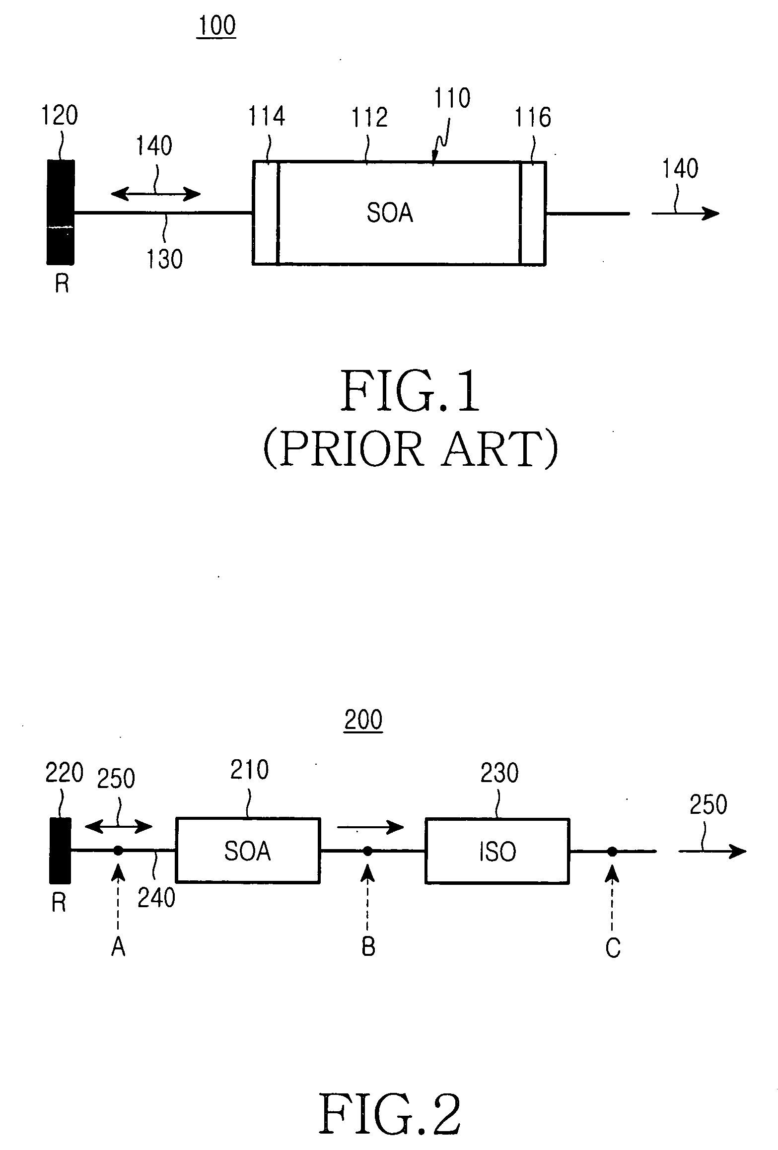 Reflective semiconductor optical amplifier light source