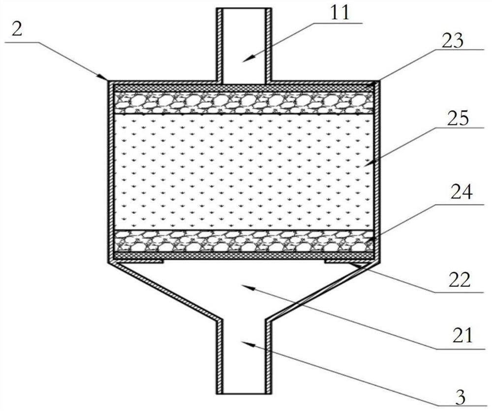 Adsorption structure of high-capacity battery