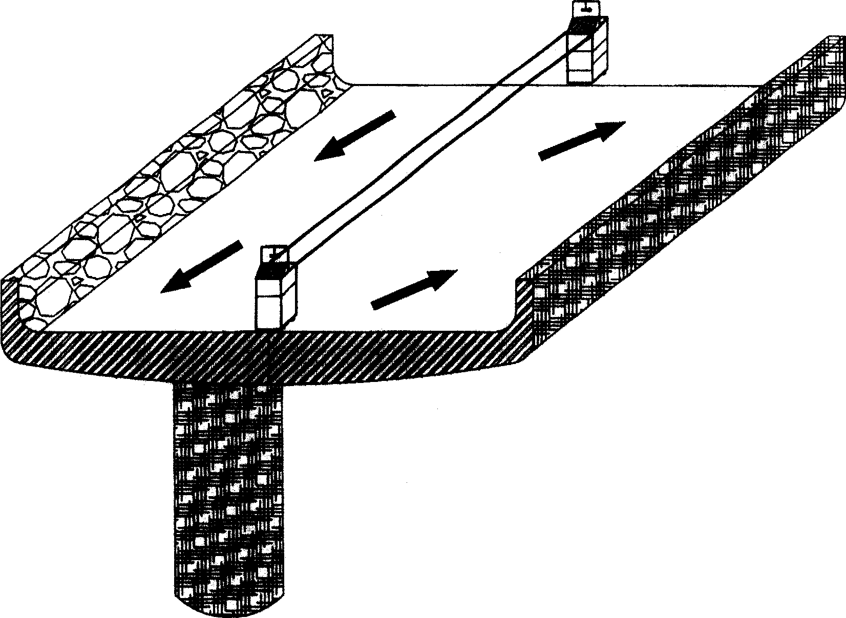 Intelligent isolation system for road