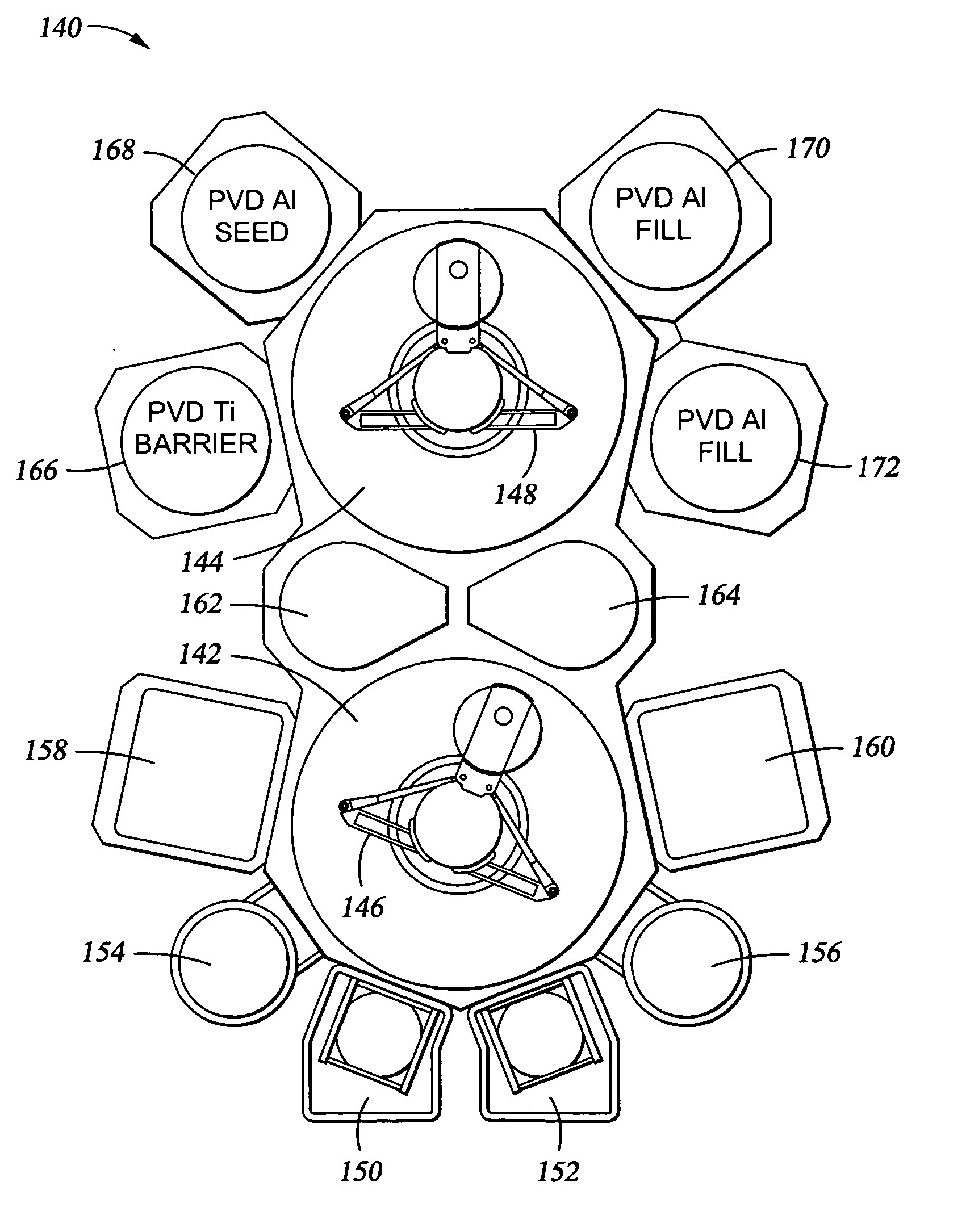 Aluminum sputtering while biasing wafer