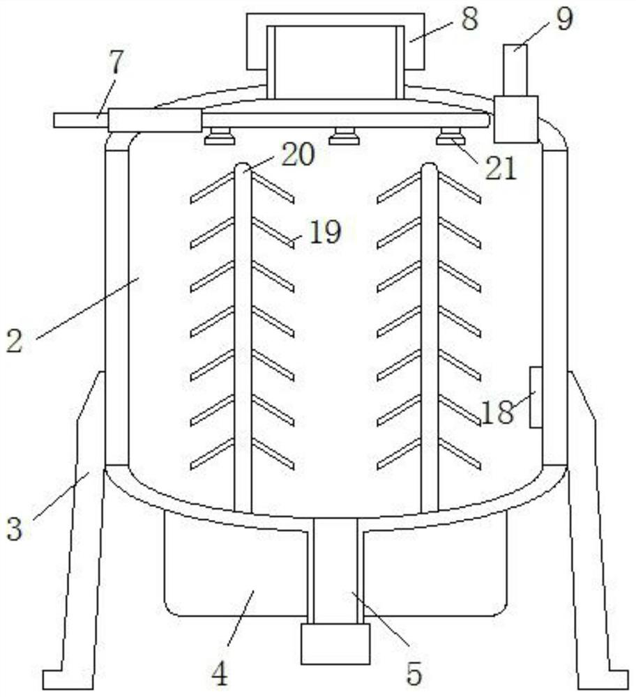 A heat reflux circulation extracting and concentrating machine for pharmaceutical use