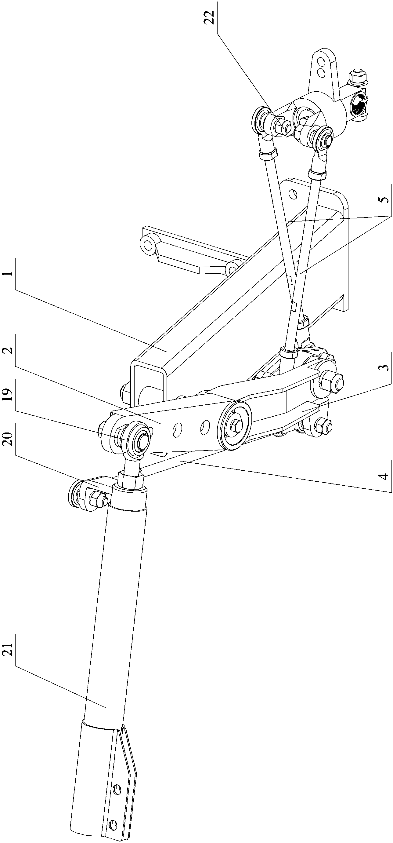 Small-load speed-shifting heavy-duty car manual shift control force-changing device