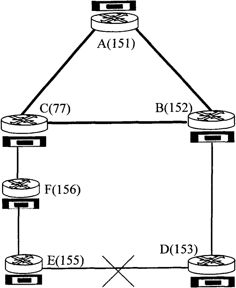 Networking method for ring network of packet transport network