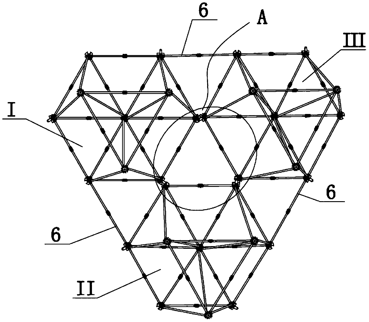 A Modular Deployable Antenna Mechanism Based on Symmetric Tetrahedron Combination Units