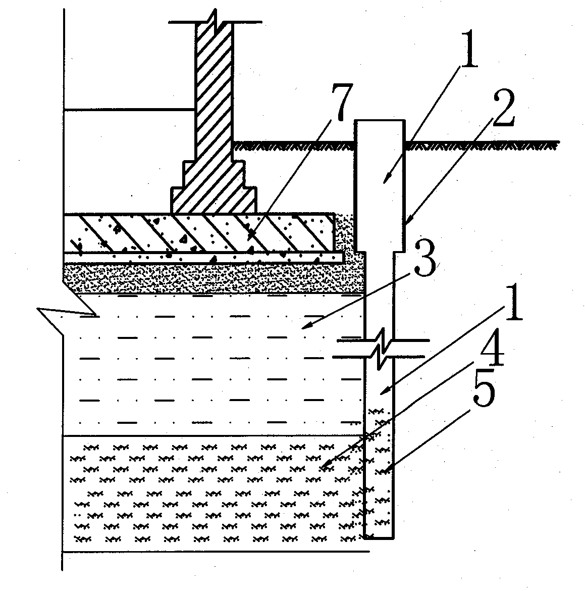 Method for correcting incline of deep layer drill silt squeezing and soil discharging