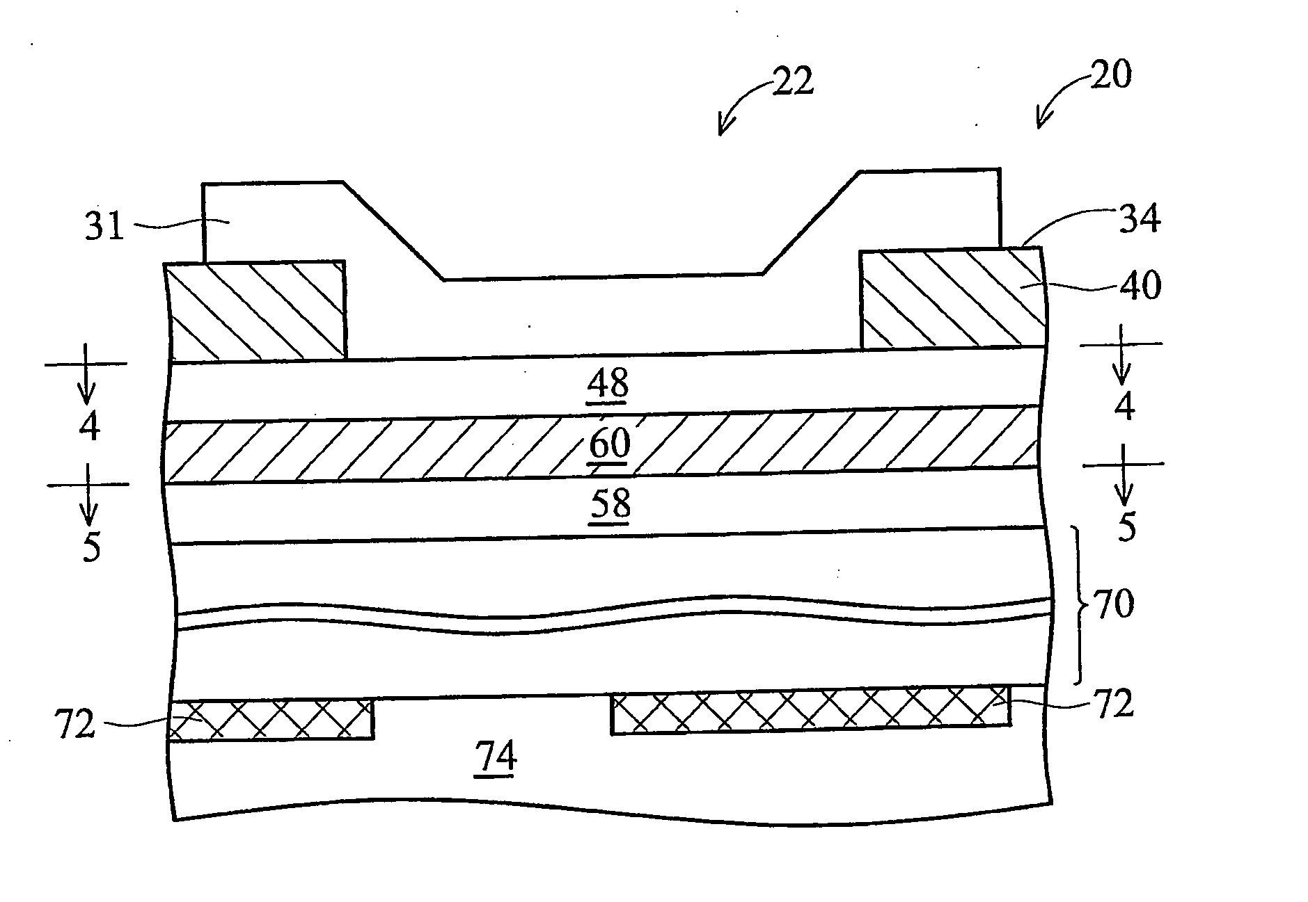 Bond pad structure for integrated circuit chip