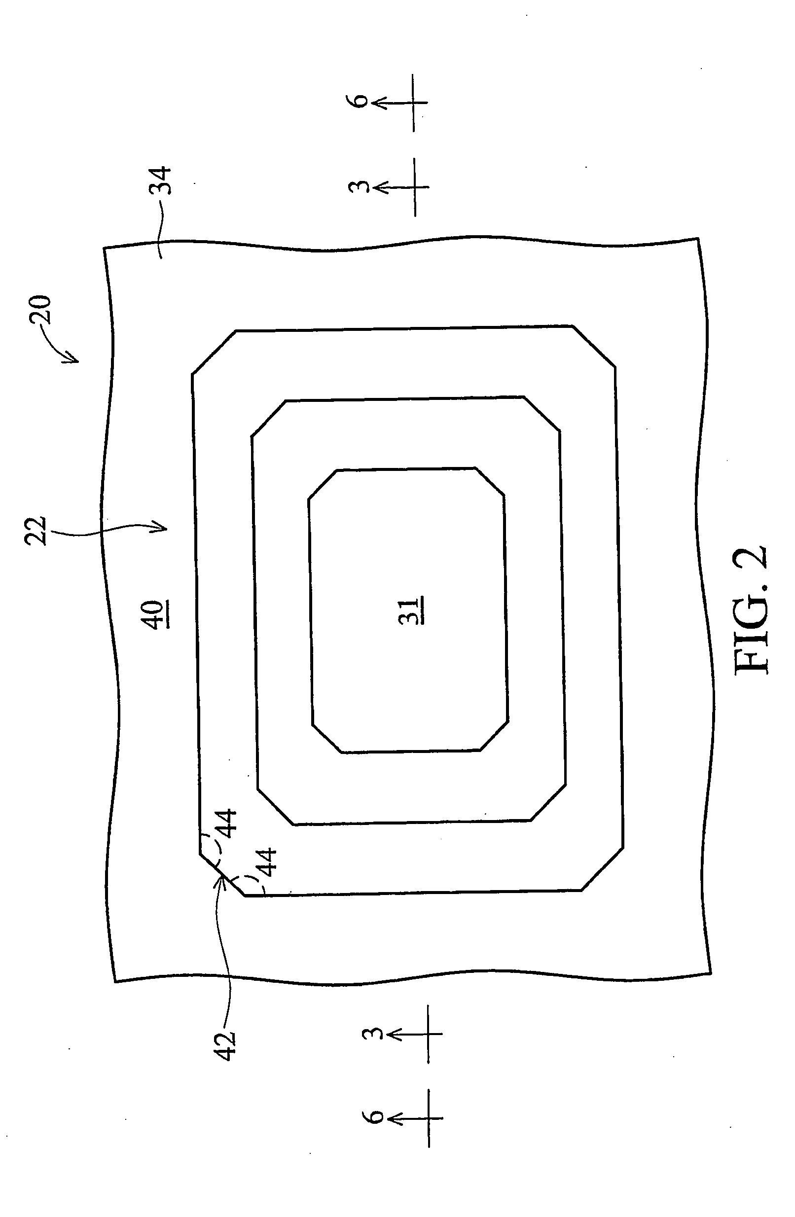 Bond pad structure for integrated circuit chip