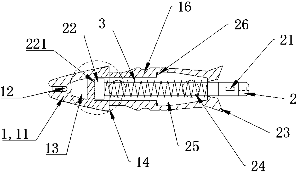 Integrated automatic shaking fishing tackle