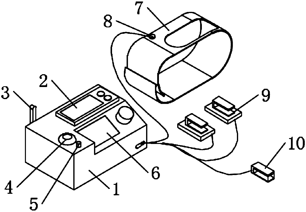 Cardiovascular disease first-aid treating and monitoring integrated defibrillator