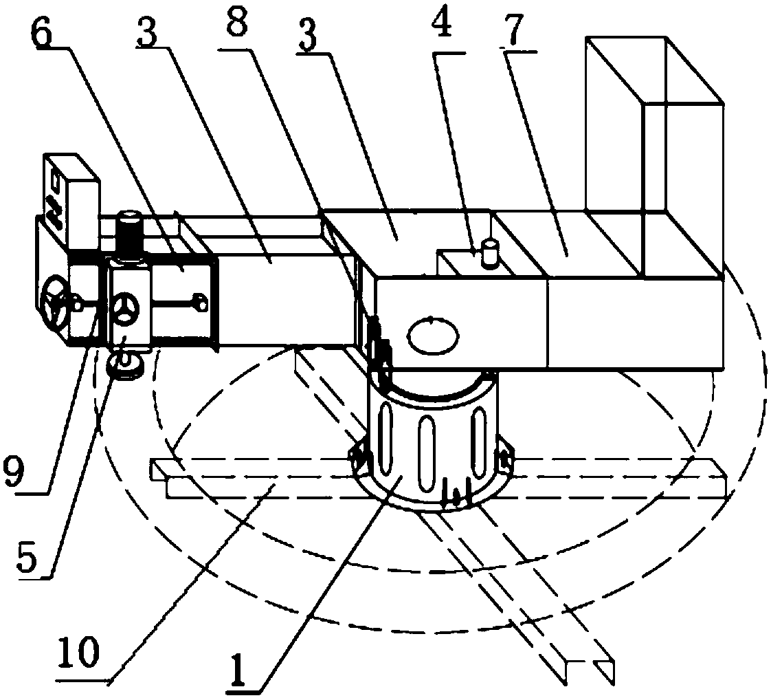 Large high-precision flange machining machine