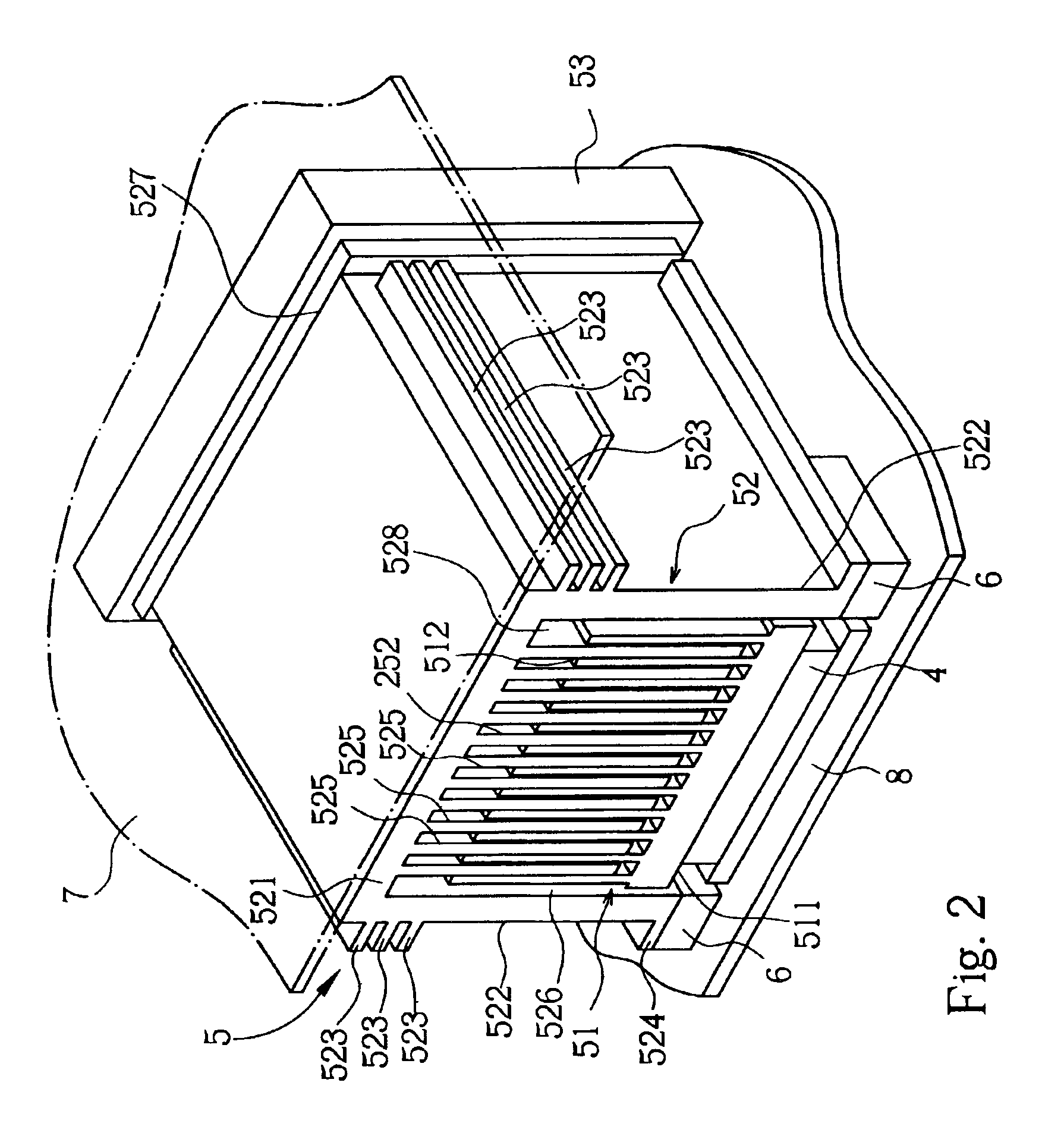 Integrated heat-dissipating module