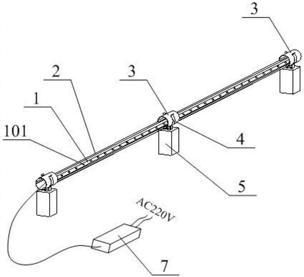 Lamp band structure adjustable in irradiation angle and lamp band mounting structure