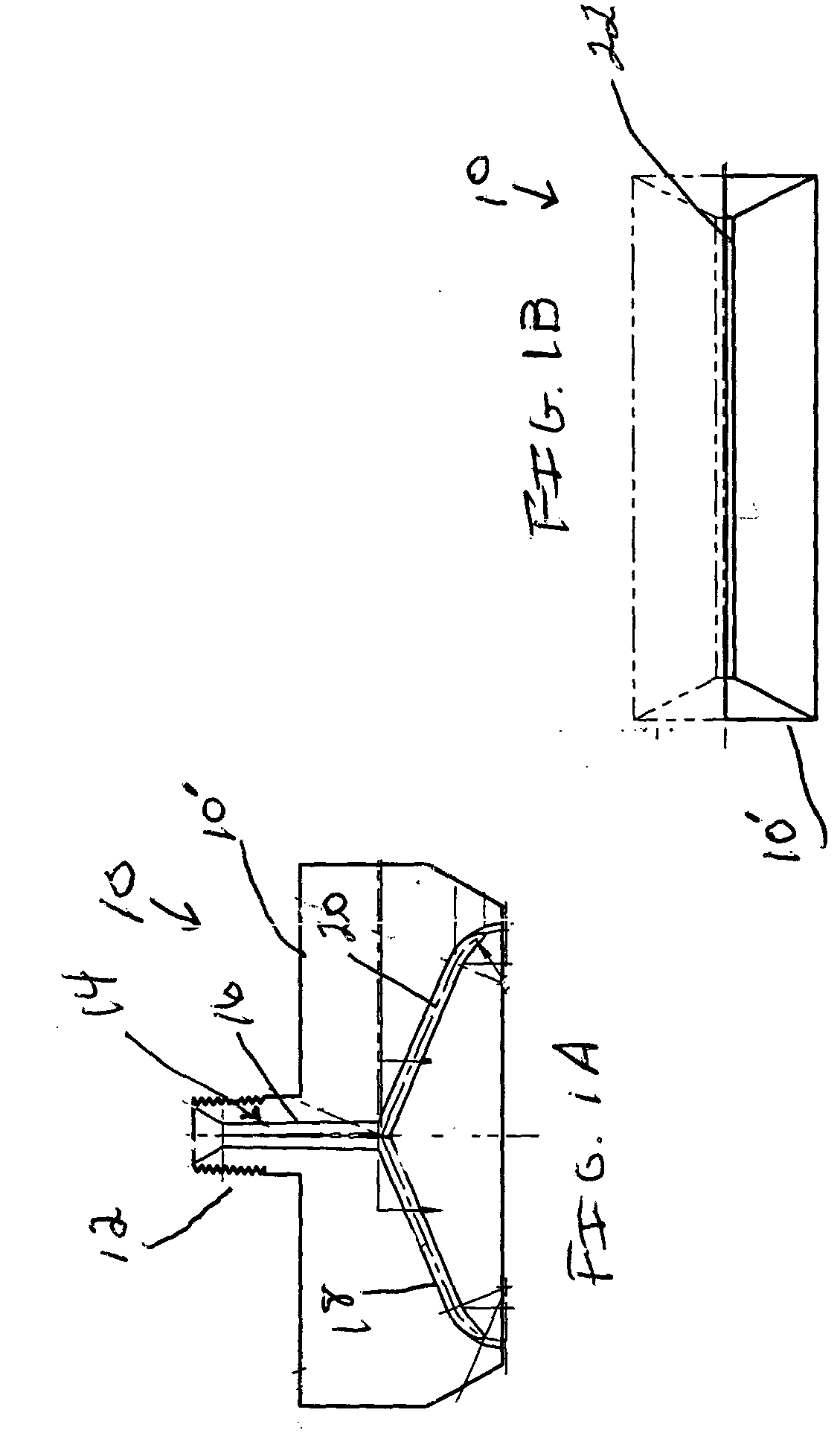 Nozzle for use in rotational casting apparatus