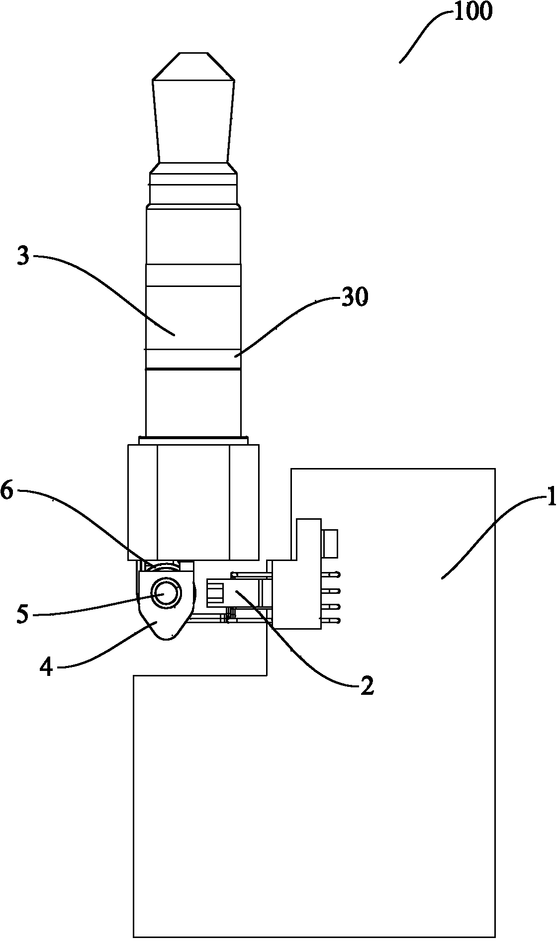 Rotary audio plug assembly and electronic device with rotary audio plug