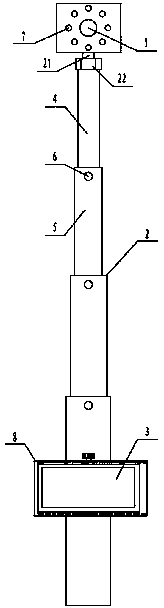 Electrical equipment nameplate observation device based on Bluetooth connection