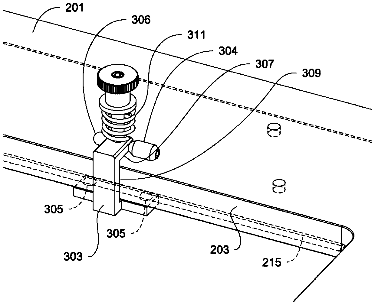 Modular rail systems, rail systems, mechanisms, and equipment for devices under test