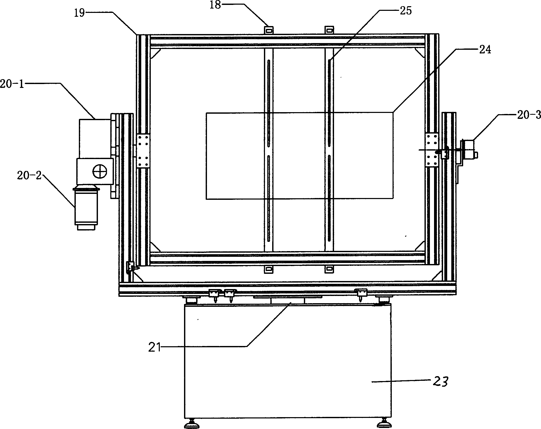 Automatic measuring system for visual angle of liquid crystal display
