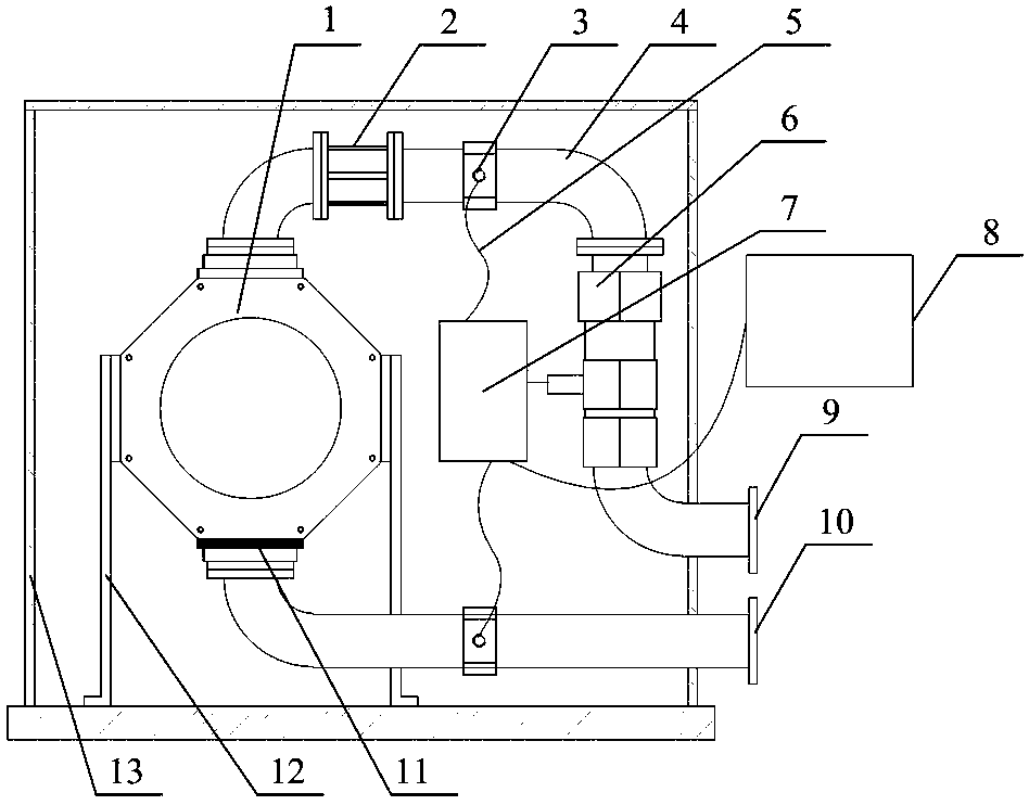 Immersive total-absorption high-energy laser power energy meter