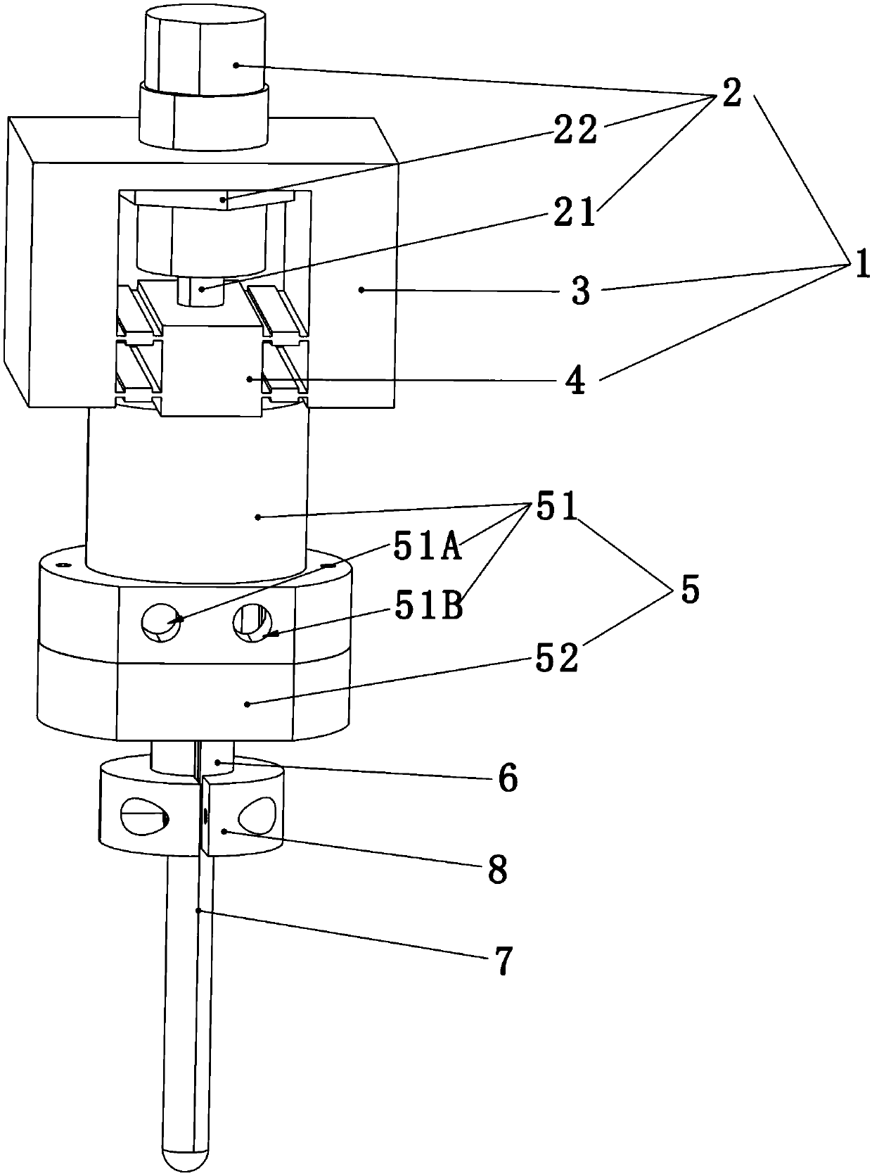 Grinding and polishing device and system