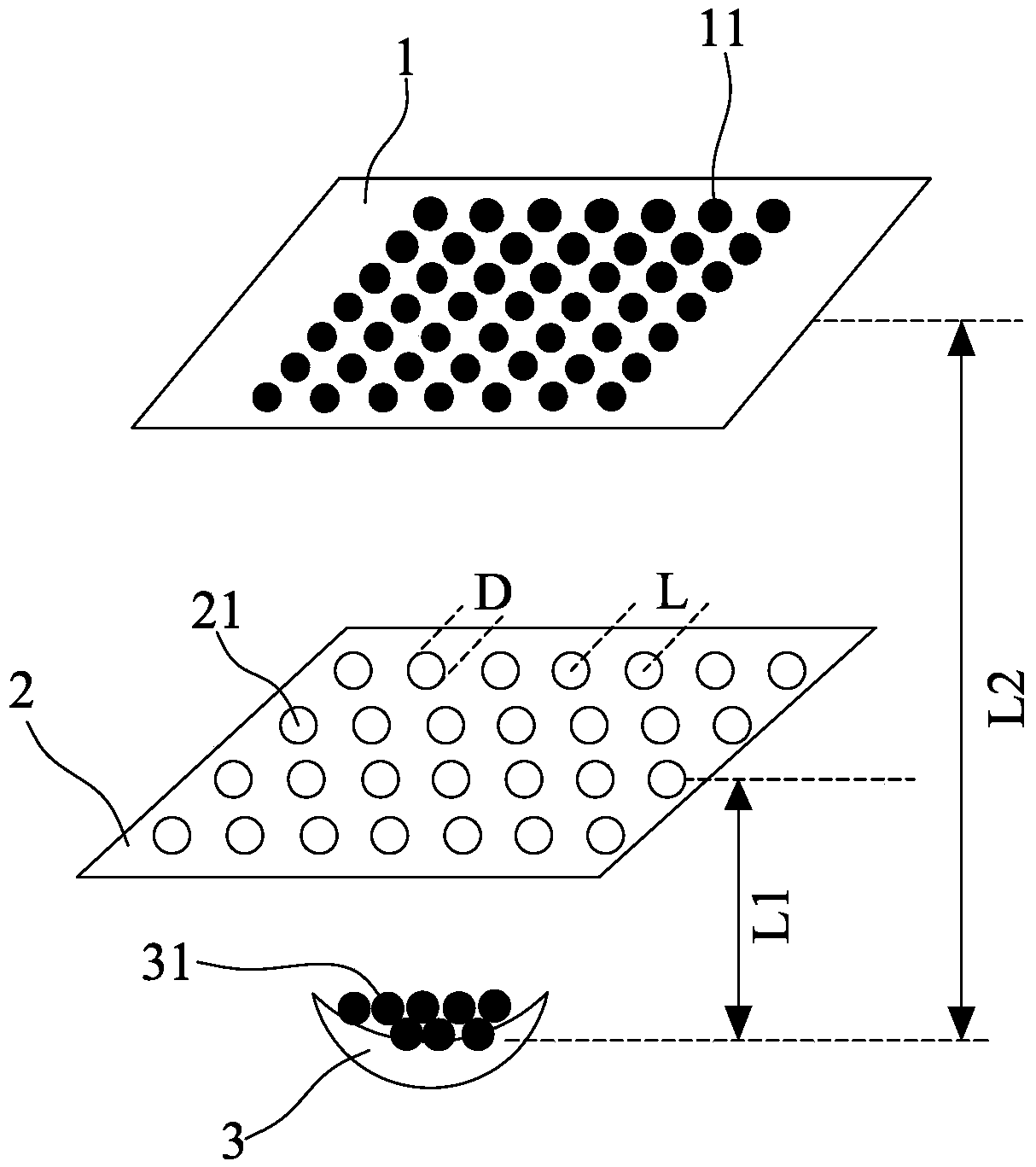 Device and method for realizing thick silver film as surface reinforced Raman scattering substrate by physical method