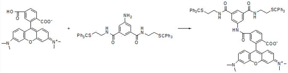 Molecular glue-based fluorescently labeled nucleotides and their use in dna sequencing