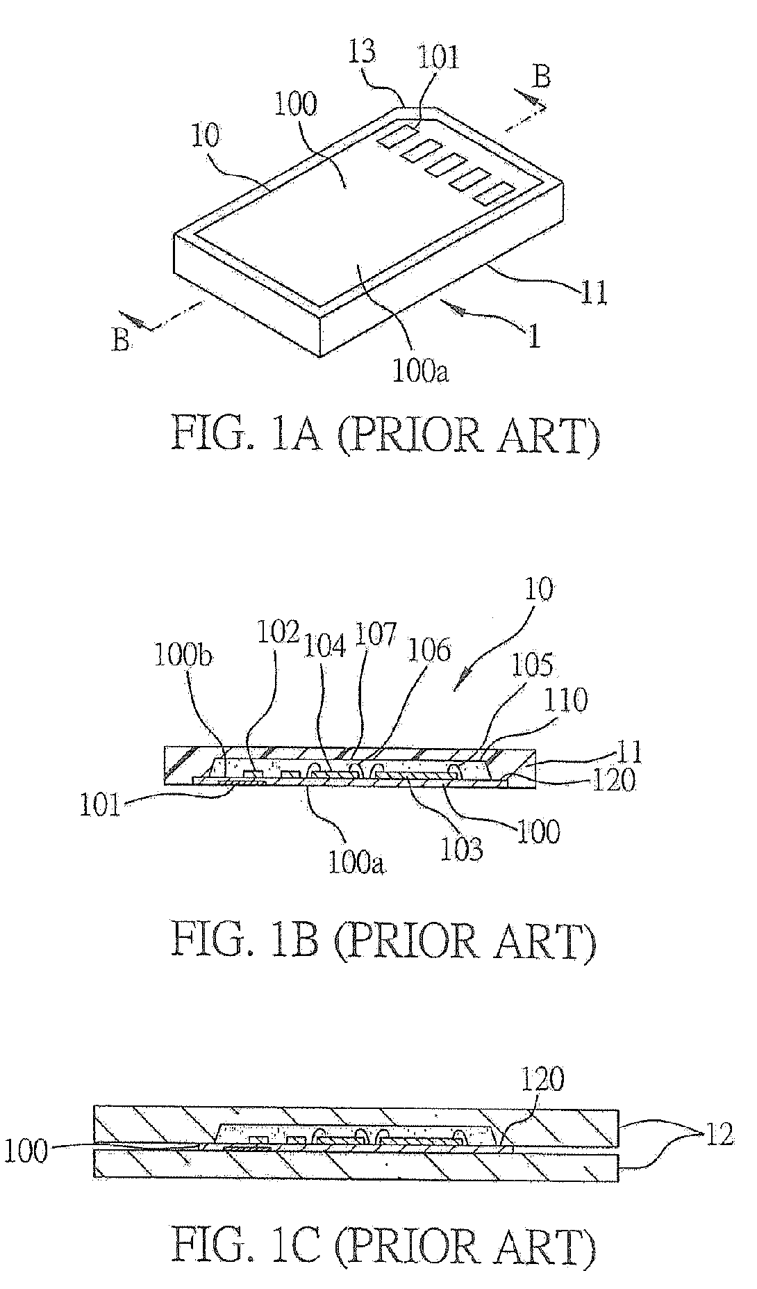 Semiconductor device for use as multimedia memory card, has encapsulant with chamfer such that portion of substrate and chamfer are exposed from encapsulant and remaining portion of surface of substrate is covered by encapsulant
