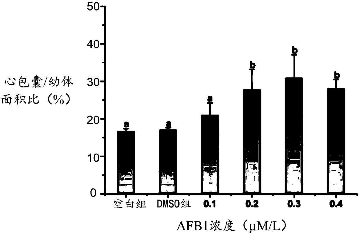 A kind of detection method of aflatoxin b1 toxicity