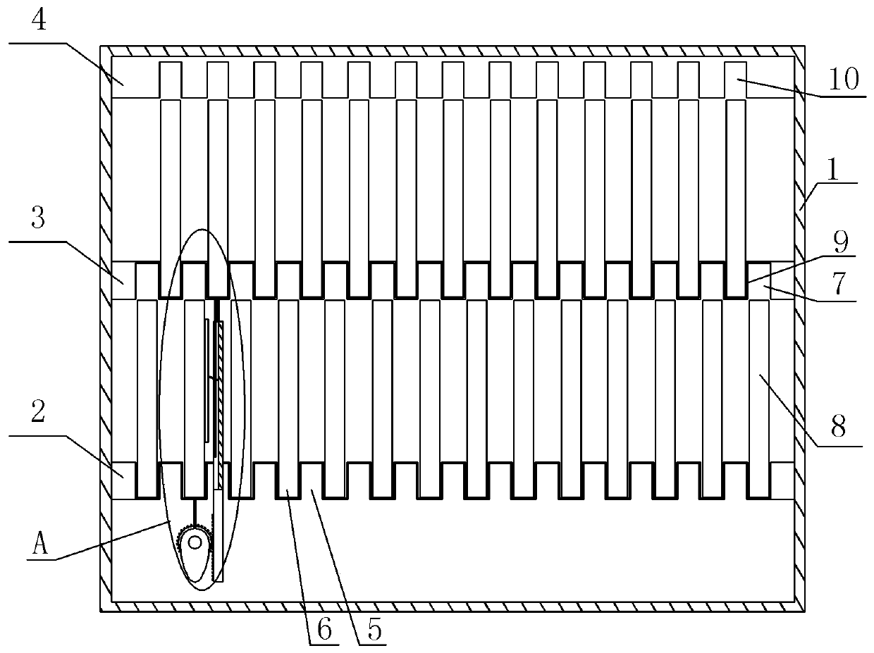 Multi-layer plate drying device