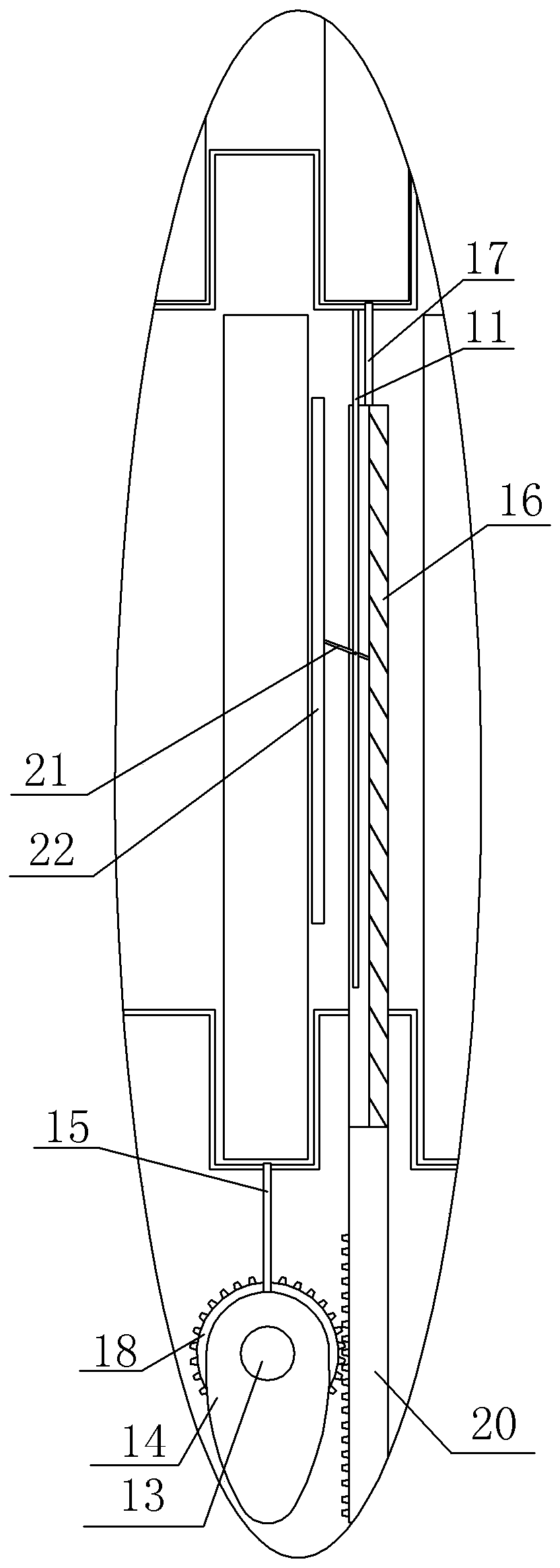 Multi-layer plate drying device