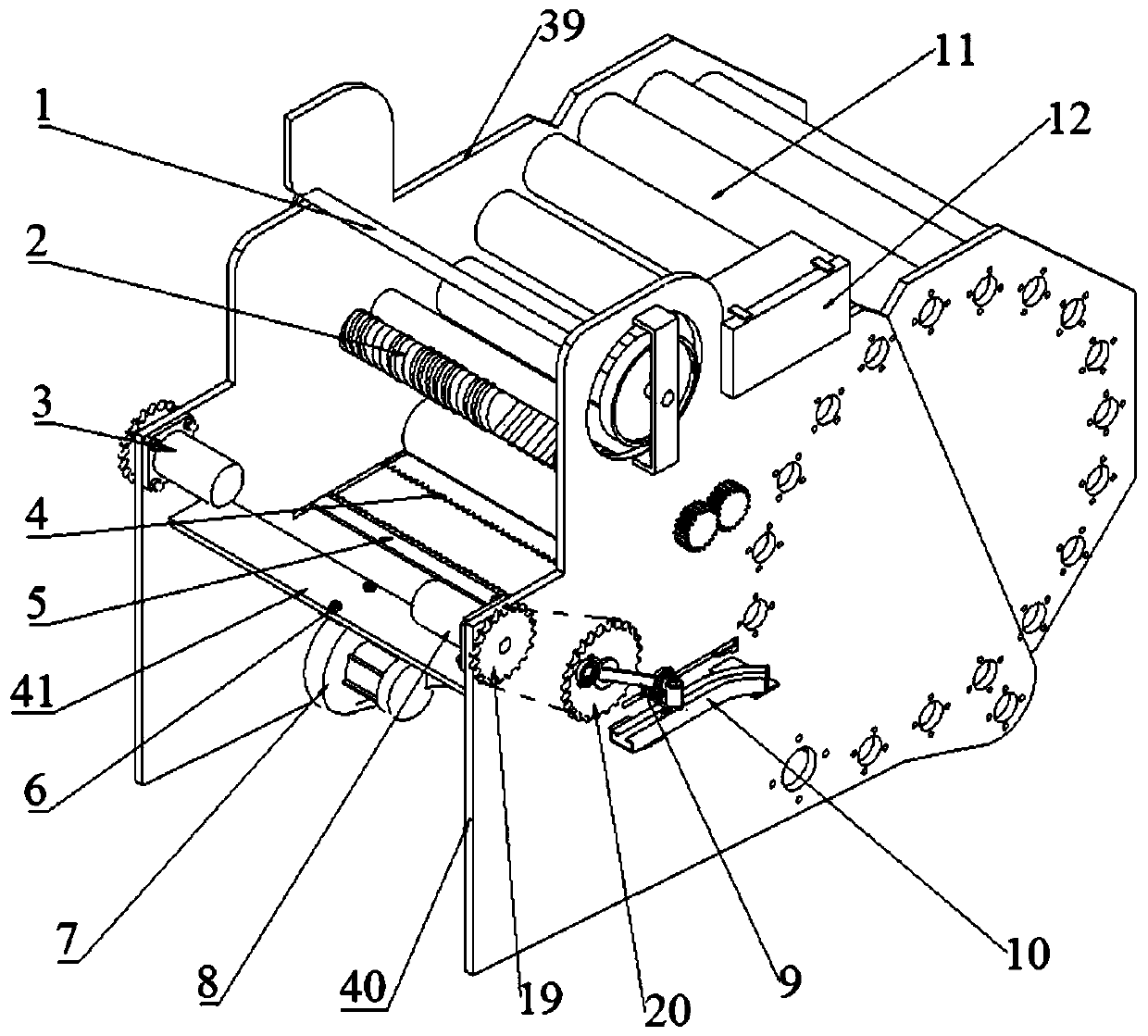 Net winding device and method of circular bundling machine