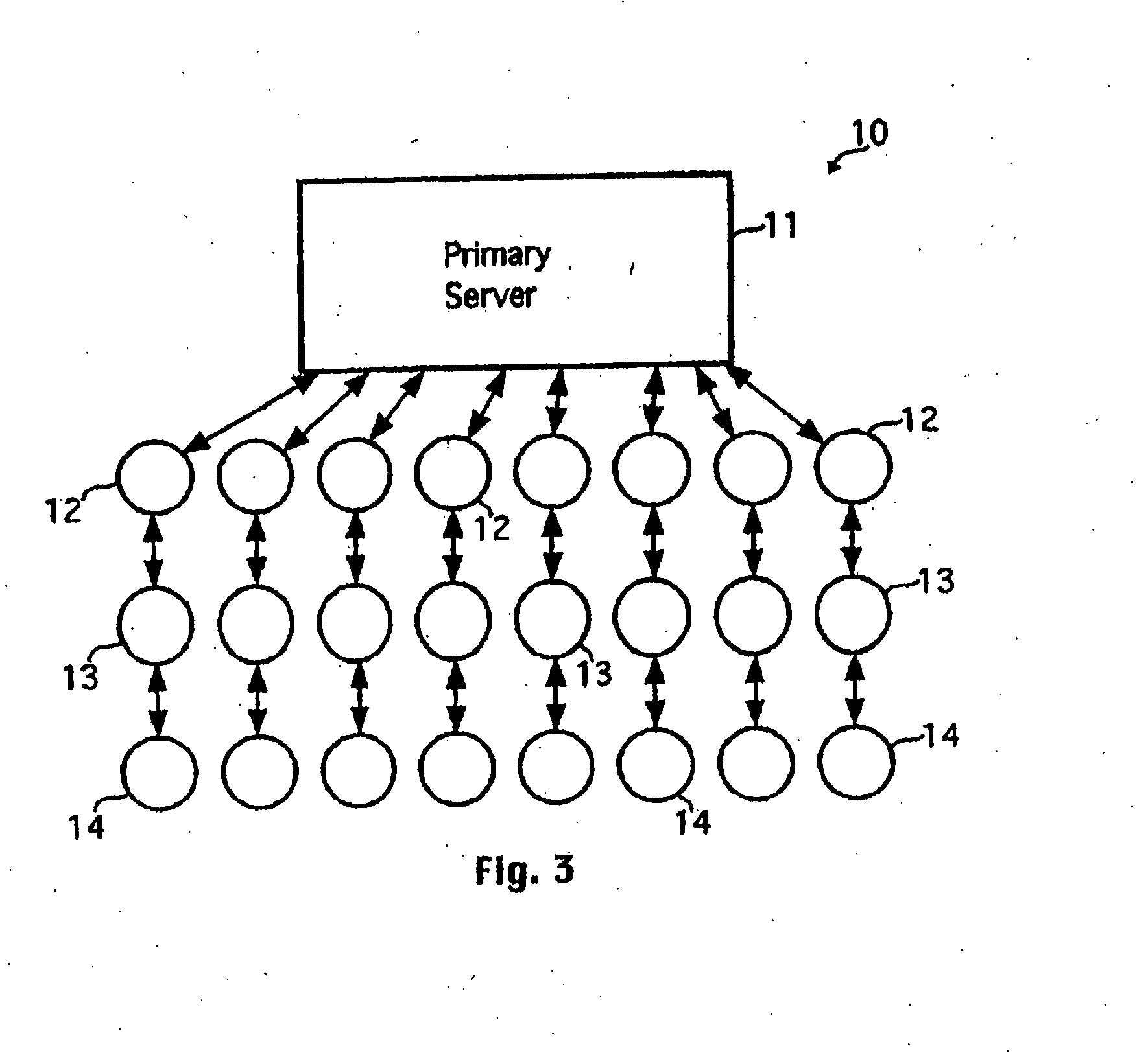 System and method for broadcasting content to nodes on computer networks