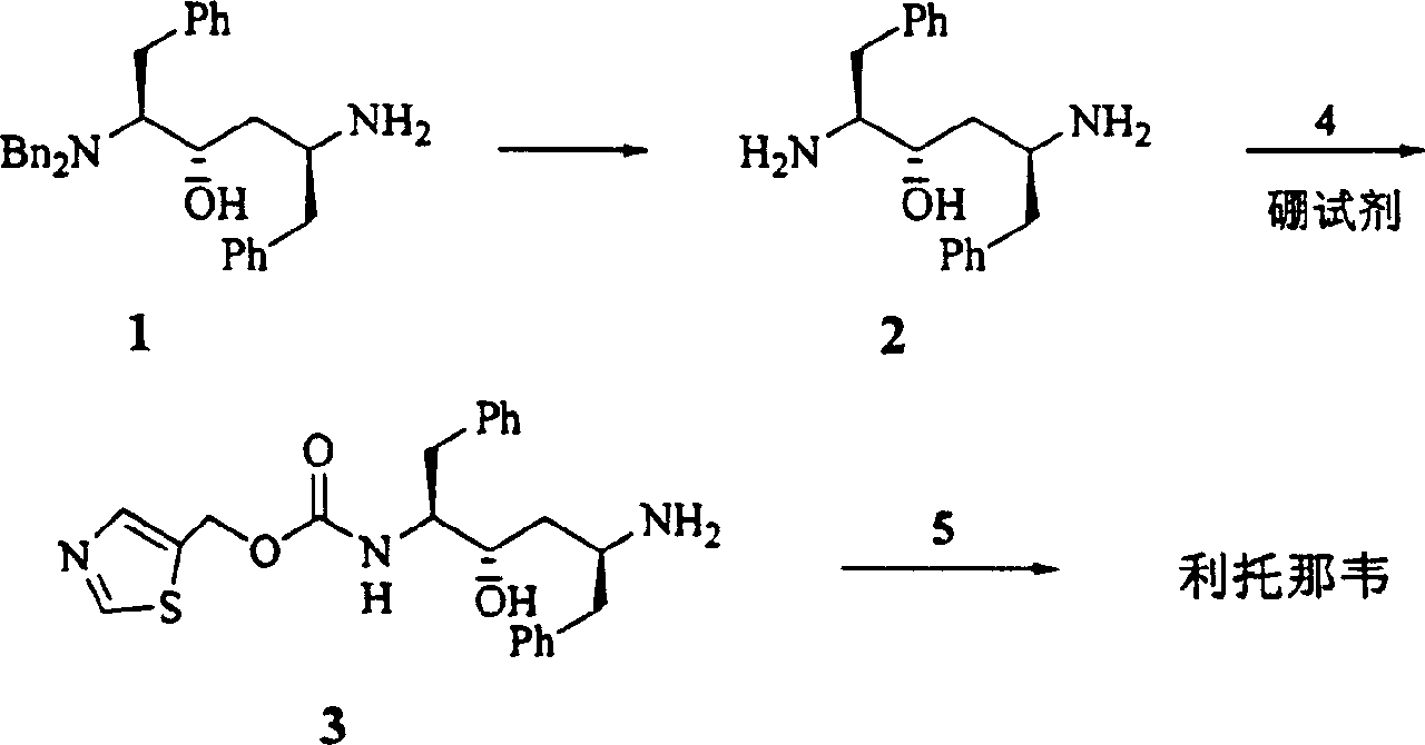 Process for synthesizing ritonavir