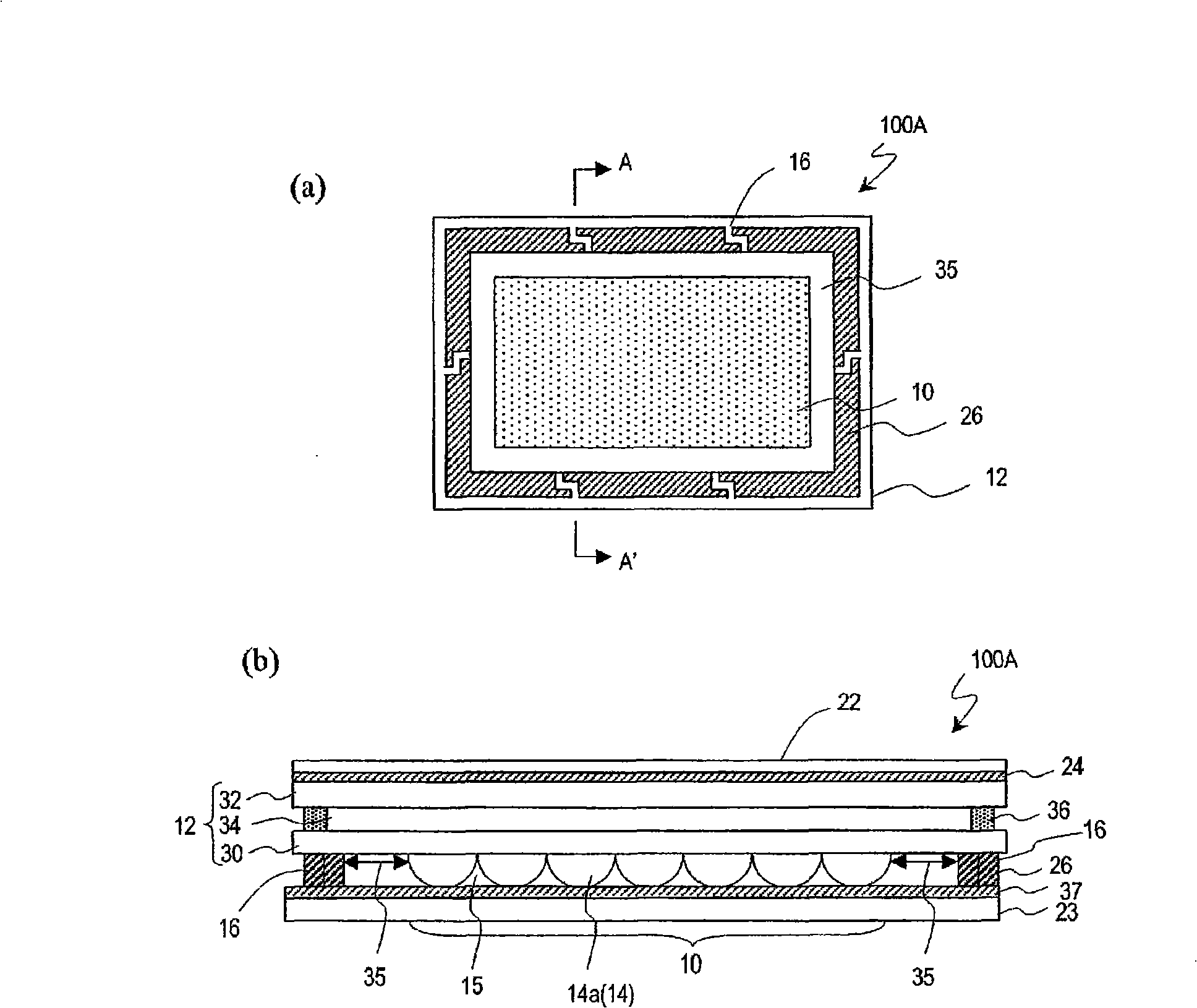 Liquid crystal display panel provided with microlens array, method for manufacturing the liquid crystal display panel, and liquid crystal display device