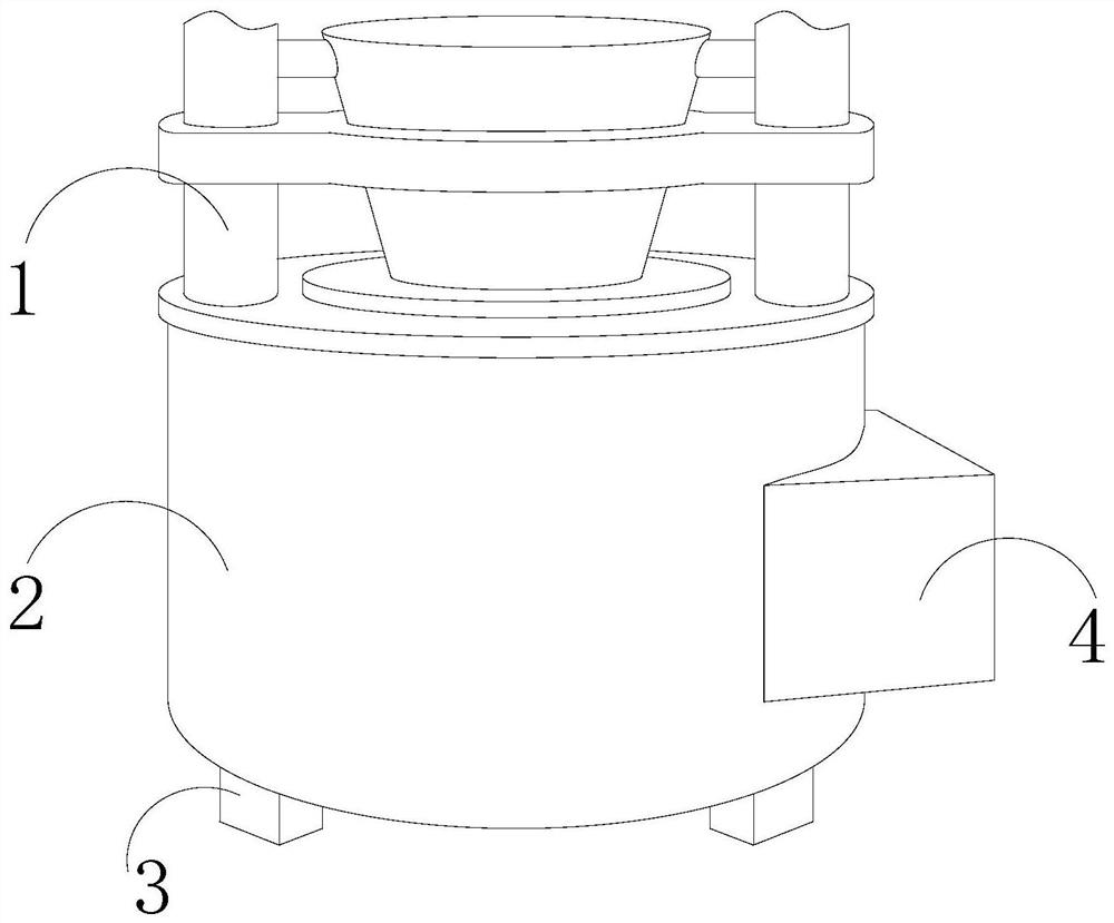 High-temperature smelting furnace for metallurgical machinery