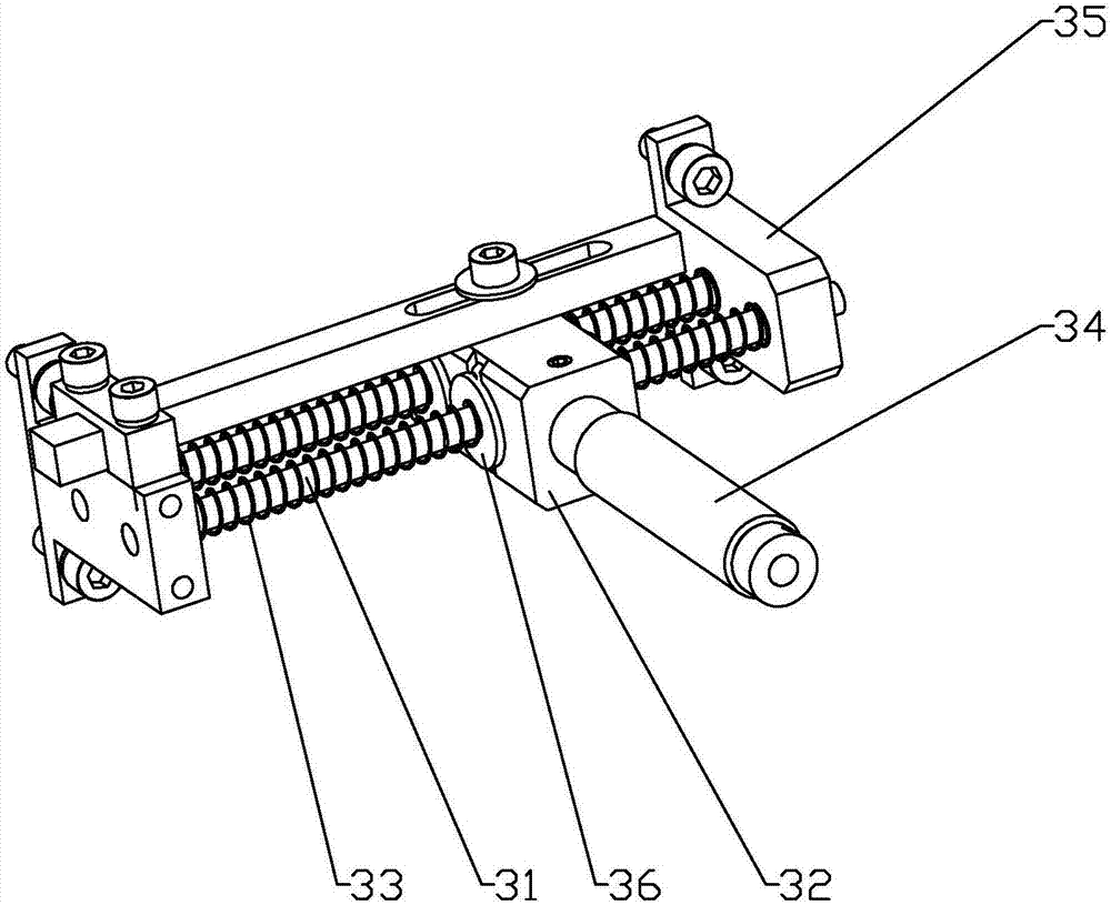 Adhesive paper sticking device easy to adjust tension force