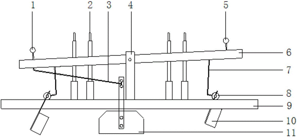 Overwater teeterboard