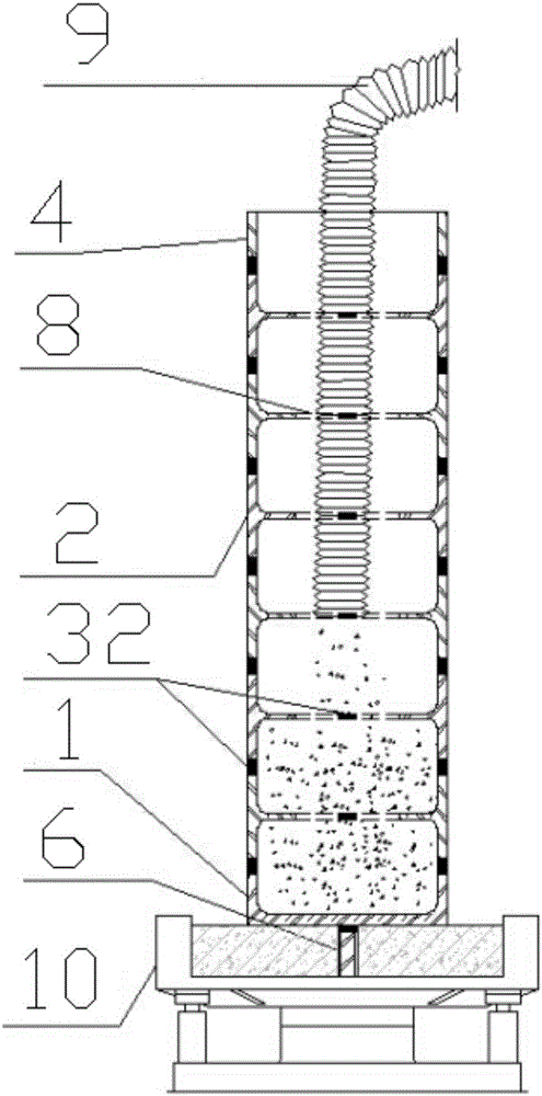 Honeycombed steel box concrete wallboard module, manufacturing method thereof and wall body