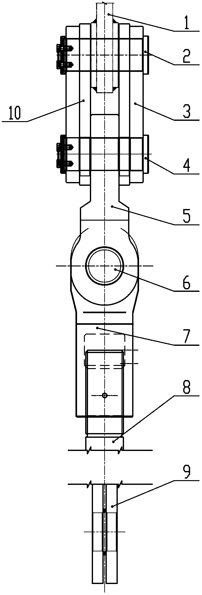 Buffering structure of windproof zipper