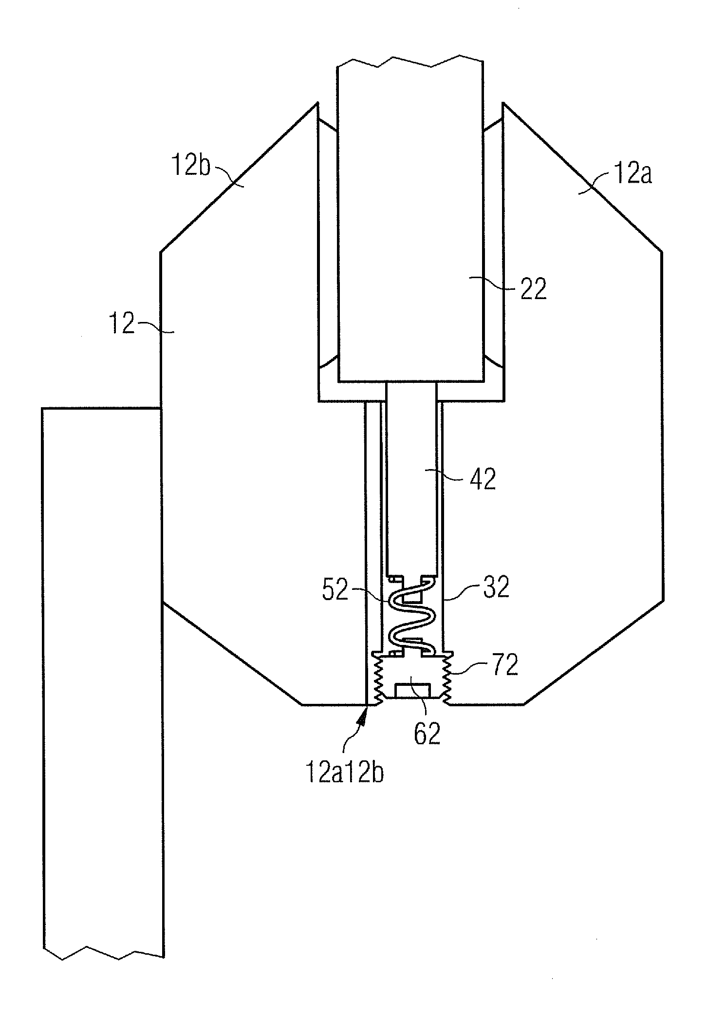 Arrangement for directing a lightning current within a wind turbine